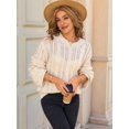 thumbnail image 2 of Womens Sweaters Knit Crew Neck Casual Long Sleeve Fall Tunic Sweater Tops  M, 2 of 8