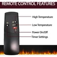 thumbnail image 2 of Cambridge Seville 47'' Freestanding Electric Fireplace with Enhanced Log Insert | Remote | Walnut Mantel | For Rooms up to 210 Sq.Ft. | Storage | Adjustable Heat Settings | Timer, 2 of 5