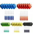 thumbnail image 1 of GOODARTS 45mm 2BA Dart Shafts with Flights Set - Crystal Clear Gradient Yellow, Durable Nylon PC Construction for Sports & Fitness, Versatile for Gifting, Multi-functional Use in Various Activities, 1 of 5
