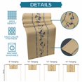 thumbnail image 6 of Khaki Flower Branch Table Runner 72 Inches, Spring Summer Farmhouse Botanical Bed Runner Dresser Scarves Tabletop for Indoor Outdoor Parties/Ceremony/Banquet, 18" x 72", 6 of 9