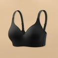 thumbnail image 4 of Yesbay Women Bra Adjustable Shoulder Strap Full Coverage Wire-free Back Buckle Clousre 3/4 Foam Cup Daily Sport Commuting Bra, 4 of 9