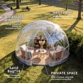 thumbnail image 2 of Akaber Garden Dome Tent, Outdoor Transparent Bubble Tent for 2-8 People, TPU Greenhouse Igloo Tent with 2 Window for Patio, Camping, Events, 2 of 8