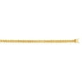 thumbnail image 2 of 14K Yellow Gold 4.5MM Hollow Miami Cuban Chain Necklaces, Box Lock, Real 14K Gold, Next Level Jewelry, 2 of 3