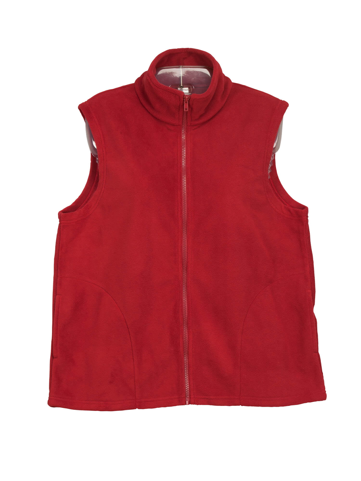 Mens Outdoor Warm Fleece Vest Lightweight Mountain Sleeveless Jacket Coat Outerwear Red L