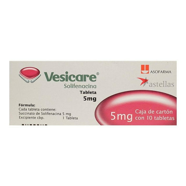 Vesicare 10 tabletas recubiertas 5 mg