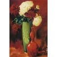 thumbnail image 3 of Emil Carlsen 17x24 Black Modern Framed Museum Art Print Titled - Bouquet of Flowers and Vases, 3 of 5