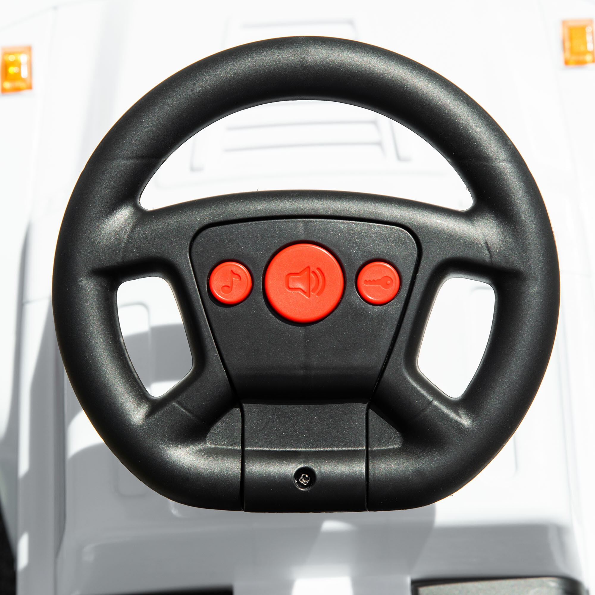 Kids Ride On Push Car,Suv Style Sliding Walking Car for Toddle with Horn,Music,Working Lights,Hidden Storage and Anti-Dumping System,White,White Metal Toys Kids Bikes Riding Toys
