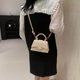 thumbnail image 4 of Bolso de hombro de moda de PU para mujer bolso de mano con correa ajustable bolso Hobo elegante, 4 of 7
