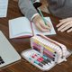thumbnail image 4 of Large Capacity Pencil Case, Pencil Case with 3 Compartments, Large Storage Pencil Case, 4 of 5