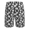 thumbnail image 6 of Naloa Tulips Flowers Men's Beach Shorts, Surfing shorts, Swim trunks, Quick Dry Swim Trunks for Surfing Beach Fun - Small, 6 of 9