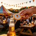 thumbnail image 5 of iZHH With Wood Handle—Available In Round And Styles; Portable For Home Use Festivals And Parties; Opens Bottled Beverages, A, 5 of 5
