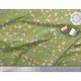 thumbnail image 2 of Soimoi Polyester Crepe Fabric Leaves Print Fabric by the Yard 52 Inch Wide, 2 of 3