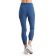 thumbnail image 4 of (2 pack) Turtle Bay New York Womens High Waist 7/8 Leggings in Double Knit Polyester Blend Fabric with side Pockets, 4 of 9