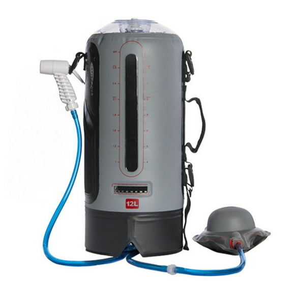 Bolsa de ducha Bolsa de agua Contenedor de agua plegable 12L / 20L Bolsa de ducha portátil para acam AFISHTOUR Bolsa de ducha
