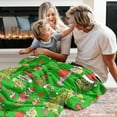thumbnail image 2 of Christmas Blanket Soft Cozy Throw Blanket Interesting Festival Gift for Couch Sofa Bed Living Room Home Decoration Kids Adults-Grinh (Green, 40''''x50''''), 2 of 6