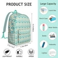 thumbnail image 5 of Traditional Pattern Bohemian Backpack for Adults, Unisex Boho Style Bookbag with Front Pocket, Lightweight Travel School Backpack for Women Men, Excellent Gift, 5 of 5