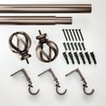 thumbnail image 5 of Better Homes & Gardens 1" Plated Oil Rubbed Bronze Cage,42"-120", Single Rod Set, 5 of 7