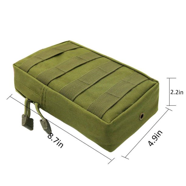 Riñonera deportiva para exteriores, accesorios, pequeña, con cremallera, expandible, militar, de camuflaje, para hombre