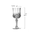 thumbnail image 4 of Smarty 8 oz. Crystal Cut Plastic Wine Glasses 48ct, 4 of 7