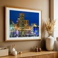 thumbnail image 5 of Inner Harbor Skyline 02 - Baltimore Maryland Photography Cityscape Skyline Harbor Nightlife Architecture Boat Modern Art Unframed Wall Art Print 40 x 60 inches, 5 of 7