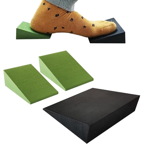 EVA Yoga Incline Board & Slant Board for Strength Training, Foam Foot Wedge Yoga Block for Runners, Seniors & Beginners, Home Gym Dorm Living Room(RL 1 Set)