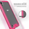 thumbnail image 4 of lg tribute hd case, zizo [ion series] w/ [lg tribute hd screen protector] transparent clear [military grade tested] lg tribute hd ls676 / lg x style, 4 of 7