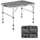 thumbnail image 1 of Mesa Plegable de Camping Costway Plata Regulable en 4 Alturas Estructura en Aluminio Ligera, 1 of 9