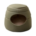 thumbnail image 1 of Cama para gatos multiusos, acogedora y cómoda, para dormir, para gatitos, perros y gatos. Verde, 1 of 9