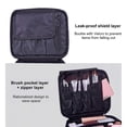 thumbnail image 4 of Makeup Bag Partition Organizer Large Capacity Travel Cosmetic Storage Bag, 4 of 5