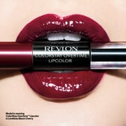 Revlon Liquid Lipstick with Clear Lip Gloss by Revlon, ColorStay Face Makeup, Overtime Lipcolor, Dual Ended with Vitamin E in Pink, 410 Forever Pink, 0.07 fl oz