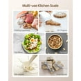 thumbnail image 4 of RENPHO Digital Kitchen Food Scale, 7 Units with Tare Function, Stainless Steel, 11lb, 4 of 8