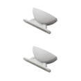 thumbnail image 4 of Speravity Tope de puerta Pestillo Captura Pieza de bloqueo Piezas de repuesto de componentes automáticos Reemplazo de ajuste Camper Hebilla de retención Blanco 2piezas Speravity CBP385036, 4 of 6