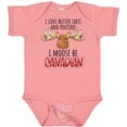 thumbnail image 3 of Inktastic I Love Butter Tarts and Poutine I Moose Be Canadian Pun Boys or Girls Baby Bodysuit, 3 of 5