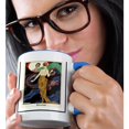 thumbnail image 2 of 3drose, Painting by George Barbier Lady N Dragon, 11oz Two-tone Blue Mug, 2 of 6