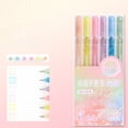 thumbnail image 2 of CMrtew Glitter Gel Pens, 6 Colors Metallic Glitter Pens for Adult Coloring Books, Drawing, DIY Crafts - Sparkle Gel Ink Markers, Journaling & Scrapbooking Supplies, 2 of 9