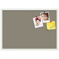 thumbnail image 2 of PinPix 34x24 Custom Cork Bulletin Board Pewter Poster Board Has a Fabric Style Canvas Finish, Framed in Pewter, by ArtToFrames (PinPix-1812), 2 of 5