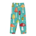 thumbnail image 5 of Sigee Mushrooms Print Women's Soft Pajama Pants - Breathable and Comfortable Lounge Sleep Bottoms with Elastic Waistband and Pockets-Medium, 5 of 9