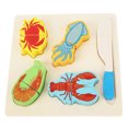 thumbnail image 1 of Juego De Comida Para Cortar ANGGREK Resistente Y Duradera, 1 of 7