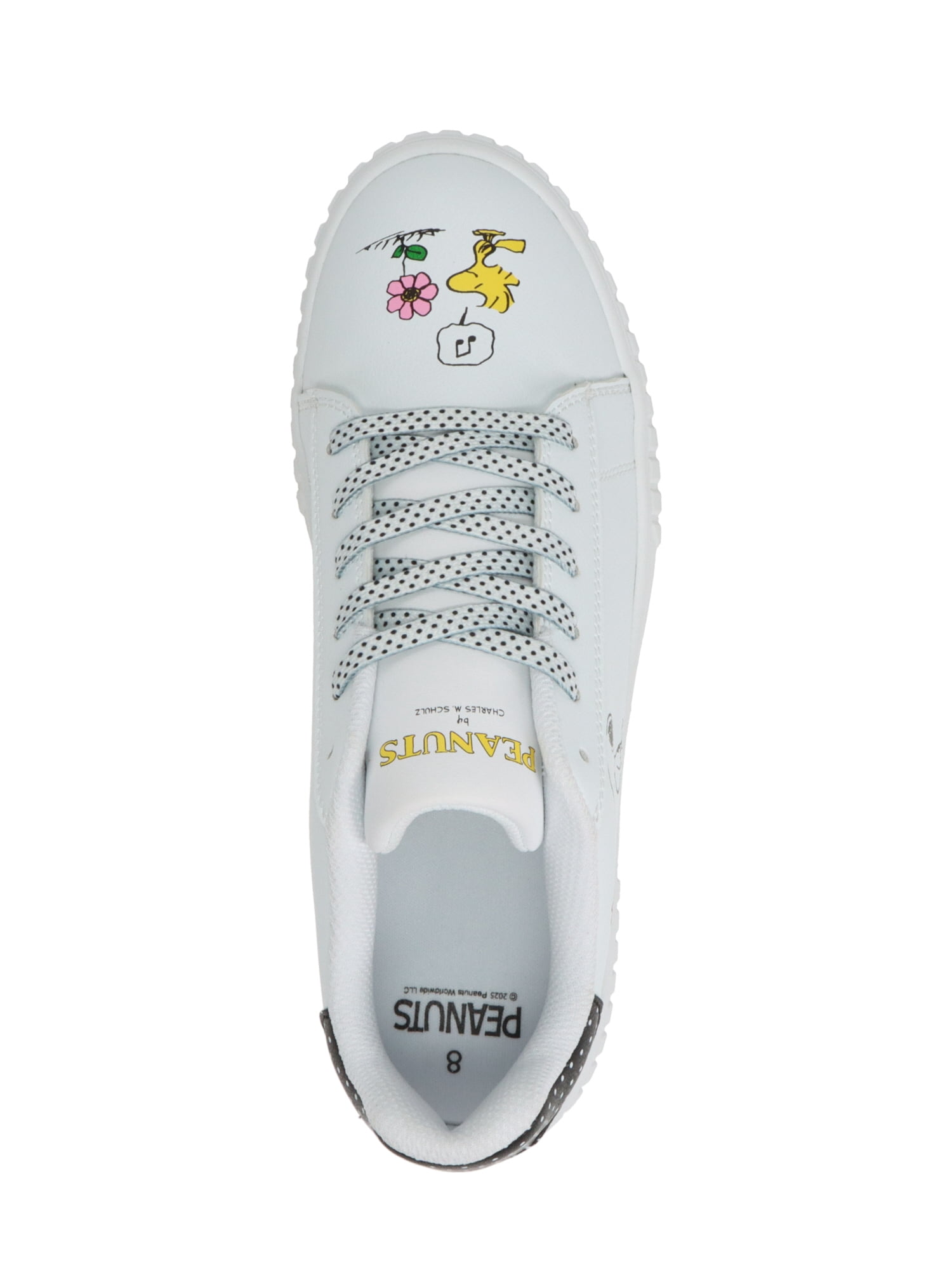 Snoopy By Peanuts Women's White Casual Sneakers