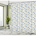 thumbnail image 5 of Ambesonne Floral Shower Curtain, Pattern of Cornflowers Field, 69"Wx70"L, Blue Green, 5 of 5