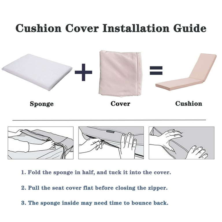 Lounge chair cushion cover cheap