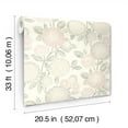 thumbnail image 5 of Chesapeake Zalipie Blush Floral Trail Wallpaper, 20.5-in by 33-ft, 5 of 5