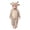 Beige, variant on Toddler Kids Boys Girls Cute Fleece Romper Jumpsuit Teens Long Sleeve Thermal Outfit With Pocket Girls Soft Zipper Hooded Bodysuit Spring Comfortable Outwear Onesie Hot Pink 0-6 Months