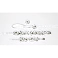 thumbnail image 1 of A Pets World 14000201-16 Ribbon Dog Collar + Leash Set- Wedding Petal Flower Rosettes with Pearls, 1 of 1