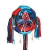 Unique Industries Pull String Spider-Man Multi-color Asymmetrical Birthday Pinata, 18" x 18"