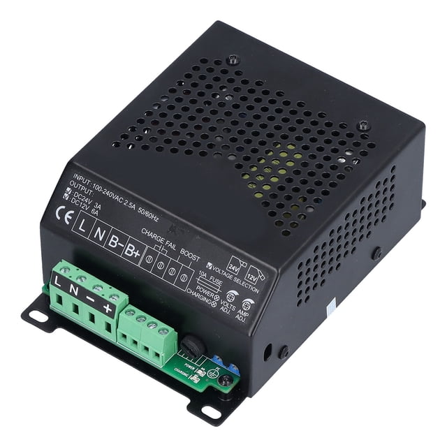 Chargeur Intelligent de Batterie pour Génératrice, Chargeur de Batterie de Génératrice Automatique Diesel Chargeur de Batterie de Génératrice Diesel Intelligent Fonctionnalité Polyvalente