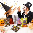 thumbnail image 6 of 72 Pcs Halloween Treat Bags, 9" Halloween Plastic Goodie Bags with 6 Character Designs, Halloween Candy Bags, Trick-or-Treat Bags for Halloween Party Favors, 6 of 7