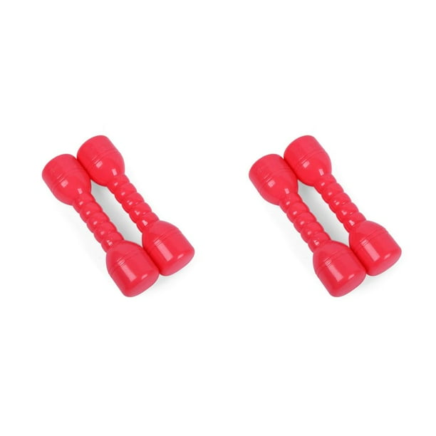 Goriertaly 1 Pair Women Fitness Workout Dumbbell Home Gym Yoga Exercise Mini Dumbbells red 2Set