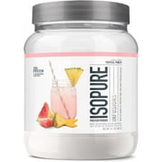 Isopure Protein Powder, Clear Whey Isolate Protein, Post Workout Recovery Drink Mix, Gluten Free with Zero Added Sugar, Infusions- Tropical Punch, 16 Servings