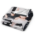 thumbnail image 2 of 5 Seconds Of Summer 5sos Blanket Soft Warm Flannel Air Conditioning Blanket Throw Blankets For Bed Couch Sofa Bedroom Living Room All Season 40"X30", 2 of 9